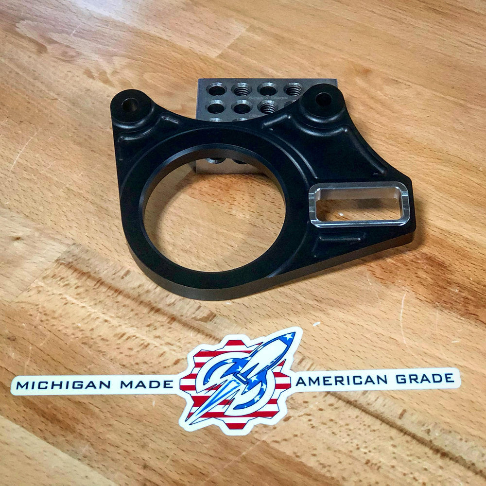 Rear Brake Caliper Mount Stay Kit For Honda TRX450R – 2004-2009, CNC Finish, M MATI